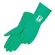 a green green nitrile unsupported flock lined glove