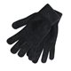 a black black chenille mens glove