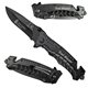 a black premium falcon black rescue knife