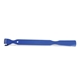 a blue plastic 1 1/4 x 17 back scratcher shoe horn