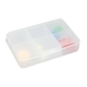 a translucent tablet tote pill box