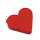 a red 7 compartment heart pill box