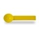 a yellow top - thiis deep - dip non - slip ice cream scooper