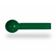 a green top - thiis deep - dip non - slip ice cream scooper