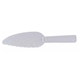 a granite plastic serrated cake dessert server