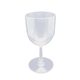 aerial view a clear heres - to - you plastic wine glass, image 1 of 2