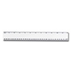 a white pro - scale 12 plastic ruler