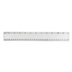 a clear pro - scale 12 plastic ruler