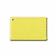 a yellow credit card ice scraper