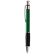 a metallic green ergo - style grip pen