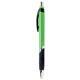 a neon green plastic velocity pen