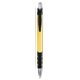 a yellow merlin ballpoint click pen