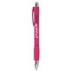 a pink martinique translucent barrel pen