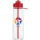 27 oz h2go slope - red