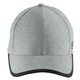 aerial view a heather gear grey ogio(r) flux performance cap, image 1 of 4
