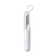 aerial view a white paloma 5- piece stainless steel straw set, image 1 of 3