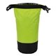 aerial view a lime durango 2l waterproof dry bag, image 1 of 3
