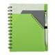 aerial view a lime trapezoid junior notebook w / stylus pen, image 1 of 3