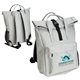 aerial view a light gray monarch business bag, image 1 of 2