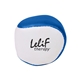 aerial view a royal blue 2 kickball footbag, image 1 of 2