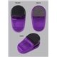 a transparent purple (pms 527c) intense magnetic gator clip