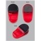 a transparent red (pms 179c) intense magnetic gator clip