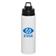 28 oz H2Go Surge Aluminum Water Bottle White