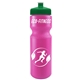 28 oz The Journey Color Bike Bottle with Push Pull Lid - Opaque