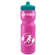 28 oz The Journey Color Bike Bottle with Push Pull Lid - Opaque