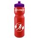 28 oz The Journey Color Bike Bottle with Push Pull Lid - Opaque
