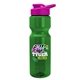 28 oz Trans. Bottle With Snap Lid - DP