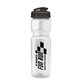 28 oz Transparent Bottle With Flip Lid