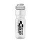 28 oz Transparent Bottle With Flip Lid