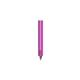 a purple tube pens(tm) - transparent pen with with a durable, two sided, vinyl laminate bible attachment.