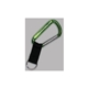 a green 5.75 carabiner w / strap