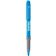 aerial view a blue bic brite liner highlighter with grip, image 1 of 2