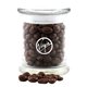3 1/2 Round Glass 12 oz Jar with Chocolate Covered Raisins
