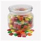 3 1/4 Round Glass Jar with Mini Chicklets Gum