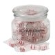 3 1/4 Round Glass Jar with Starlight Peppermints