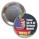3 Diam Round Button w / Pin