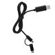 3- in -1 Braided Charging Cable