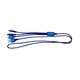 3 Metallic 3- in -1 Cable with Type C USB