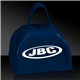 3 navy blue metal cowbells
