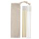 3- Pack Park Avenue Stainless Straw Kit With Cotton Pouch