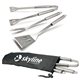 3 PC Stainless Steel BBQ Tool Set