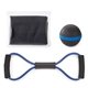3- Piece Gift Set w / Resistance Band, Massage Ball Cooling Towel