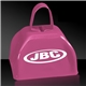 3 Pink Metal Cowbells