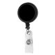 30 Cord Round Jumbo Imprint Retractable Badge Reel with Metal Slip Clip Backing and Badge Holder - 4 Colors