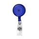 30 Cord Round Retractable Badge Reel with Rotating Alligator Clip Backing