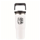 30 oz Double Wall Tumbler with Flip Straw and Ergonomic Handle